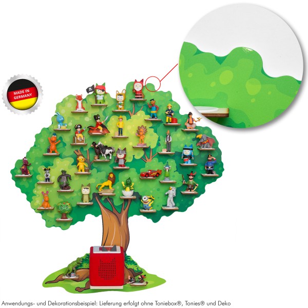 Mit kleinen Mängeln - Magnetisches Tonieregal "Märchenbaum" XL ideal geeignet für Tonies® Figuren un