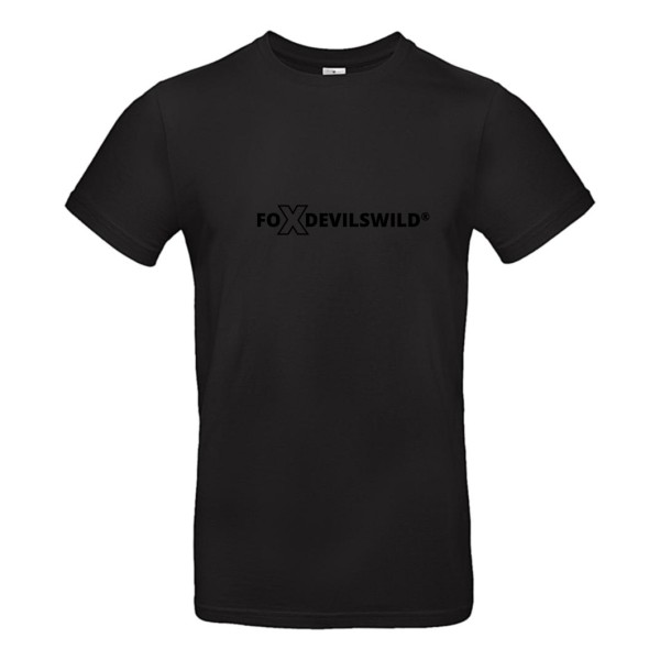 Foxdevilswild T-Shirt Herren - style eleven - Workwear / Freizeitshirt schwarz / schwarz
