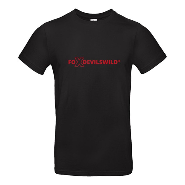 Foxdevilswild T-Shirt Herren - style eleven - Workwear / Freizeitshirt schwarz / rot